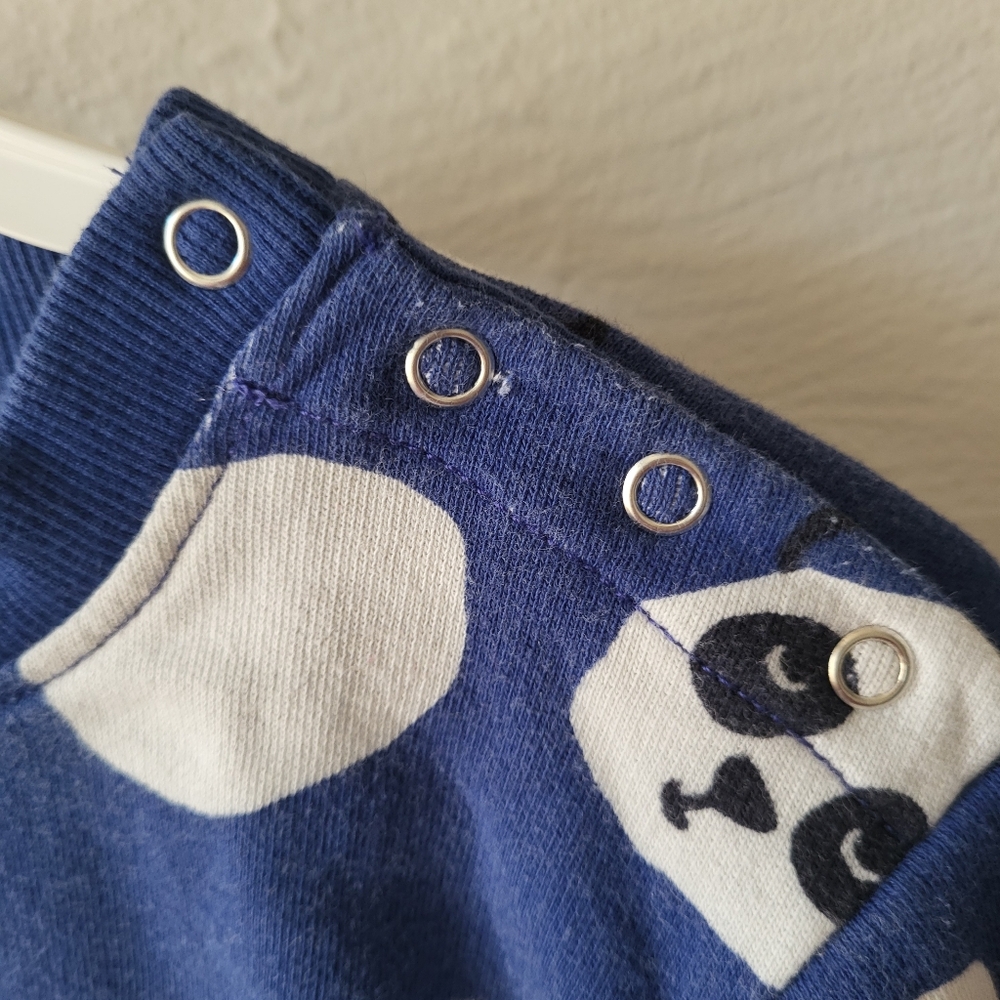 Hanna Andersson French Terry Panda Sweatshirt 80cm - Picture 4 of 6